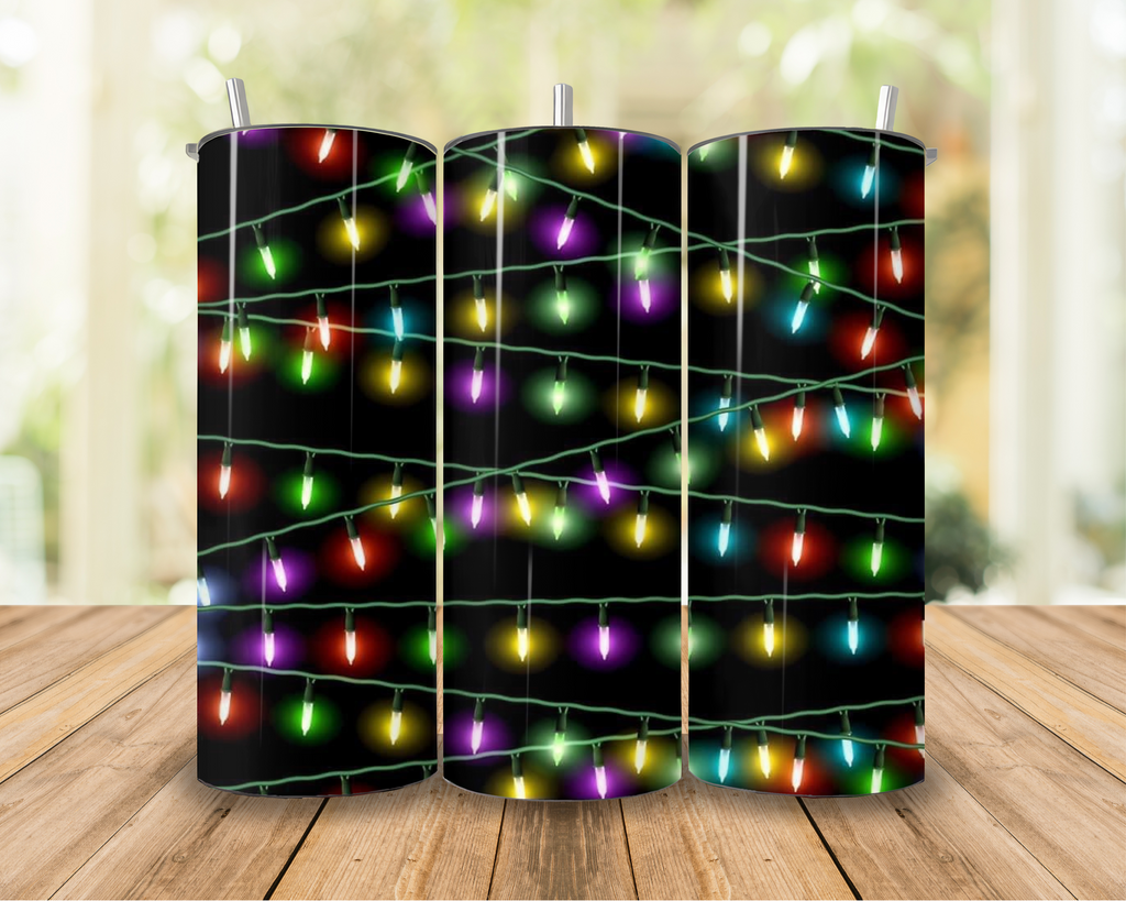 Christmas Lights Tumblers