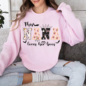 This Nana Loves Her Boos Sweatshirt