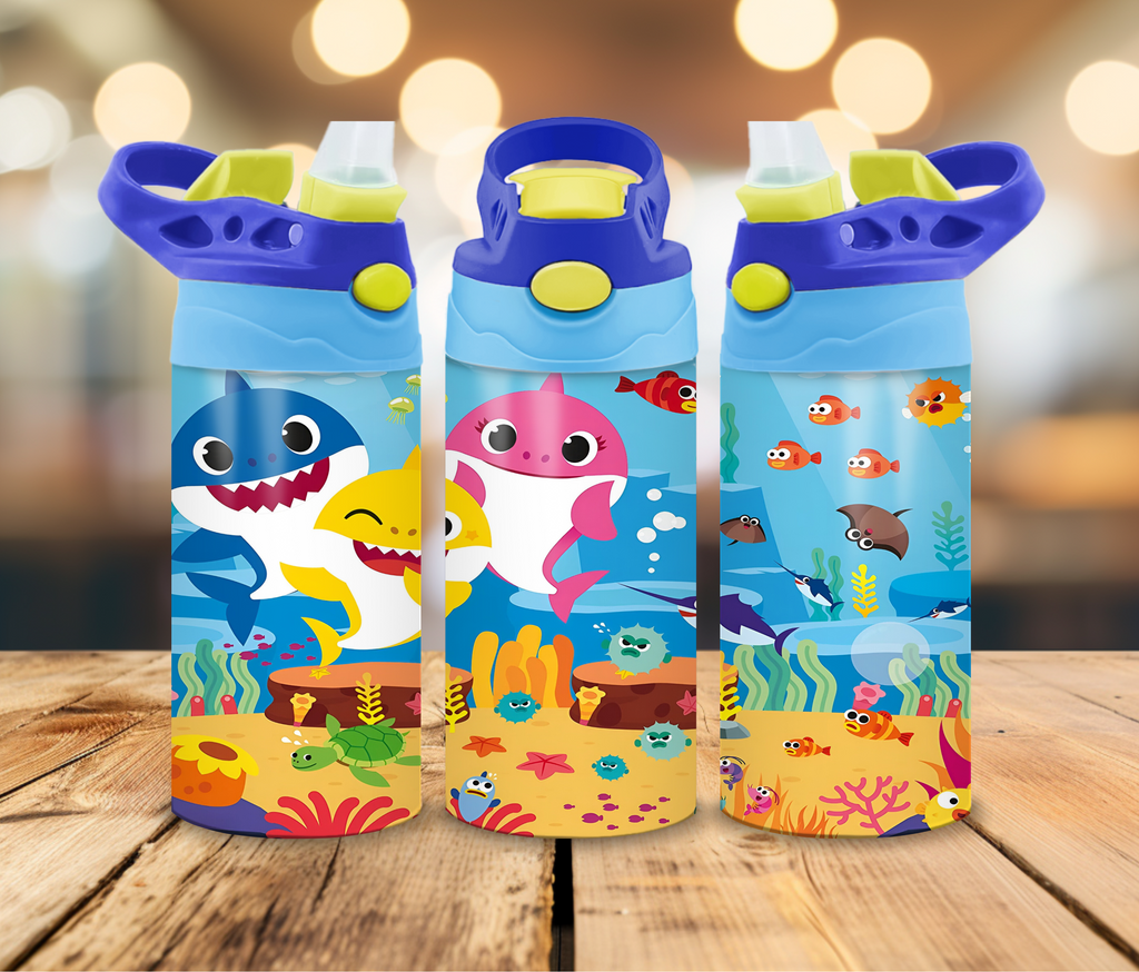Shark Flip Top Kids Tumbler