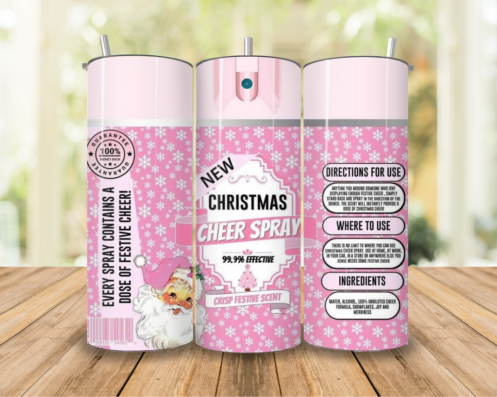 Christmas Cheer Spray Tumblers