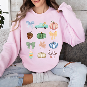 Hello Fall Pumpkin Swestshirt