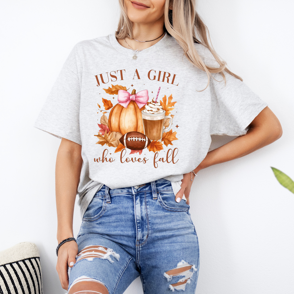 Just a Girl Who Loves Fall T-Shirt