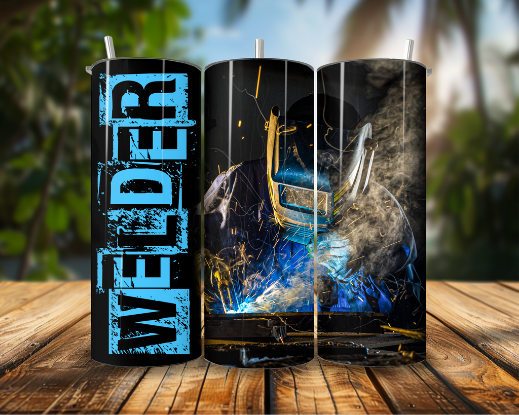 Welder Black Tumbler