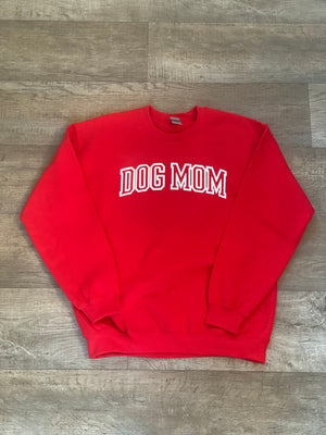 Puff Vinyl Dog Mom Sweatshirt
