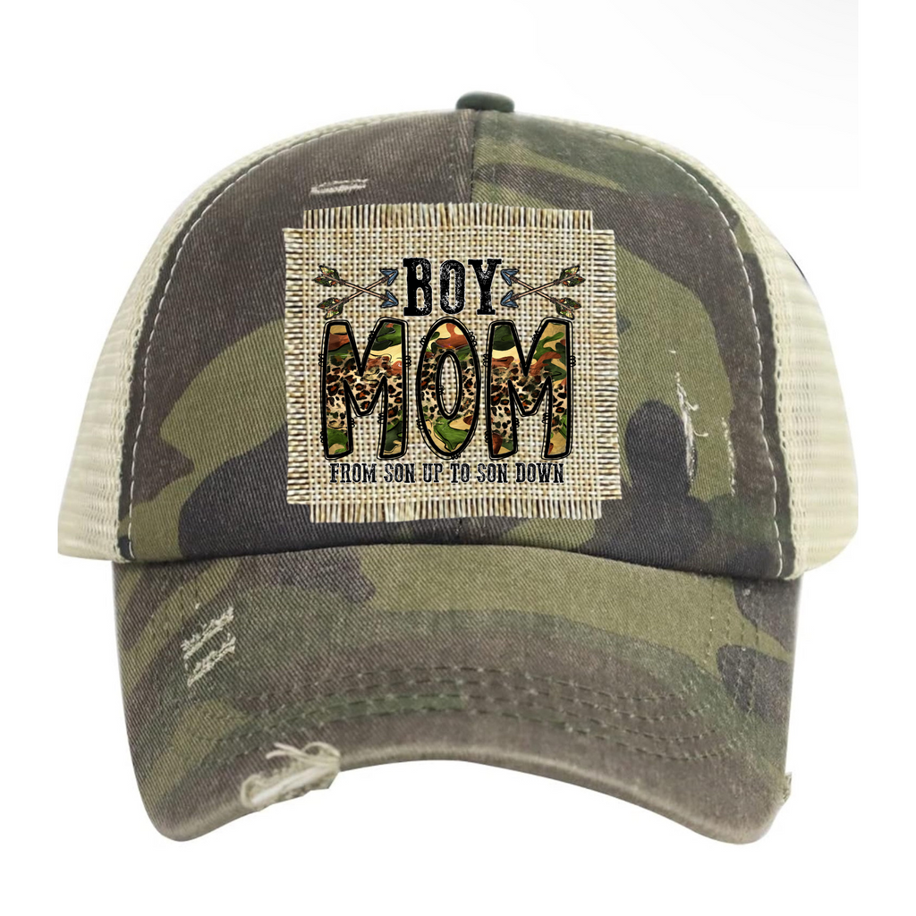 Boy Mom From Sun Up To Sun Down Hat