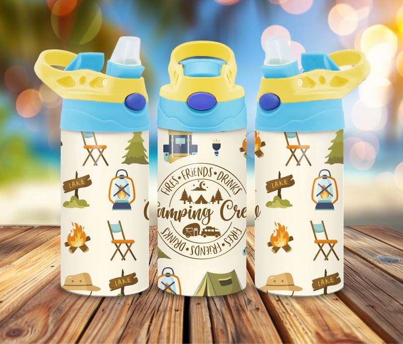 Camping Crew Flip Top Kids Tumbler
