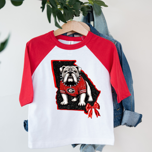 Georgia Kids Raglan T-Shirt