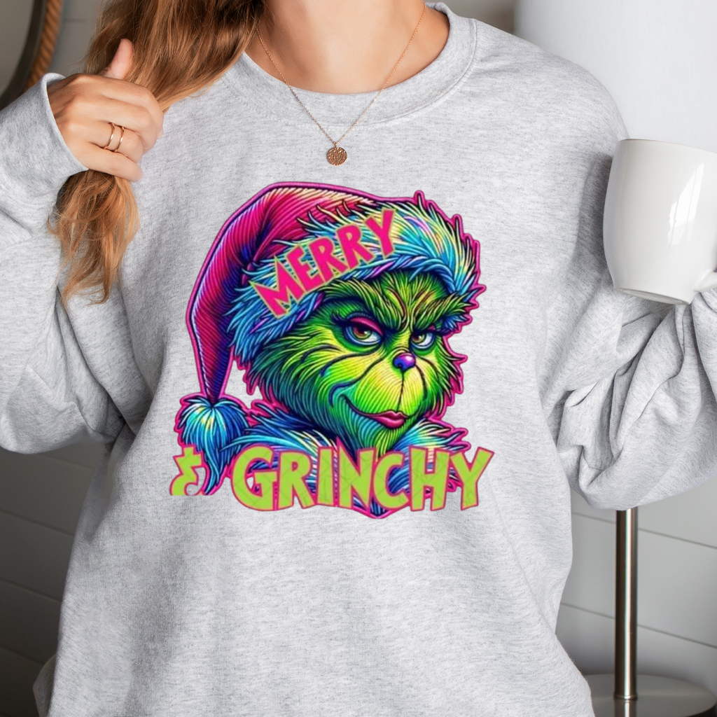 Merry And Grinchy Christmas Sweatshirt