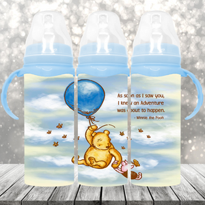 Blue Balloon Blue Baby Bottle