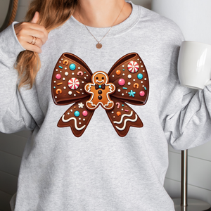 Ginger Bread Bow Sweatshirt