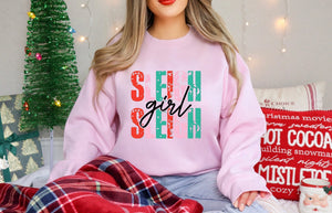 Sleigh Girl Sleigh Pink Sweatshirt