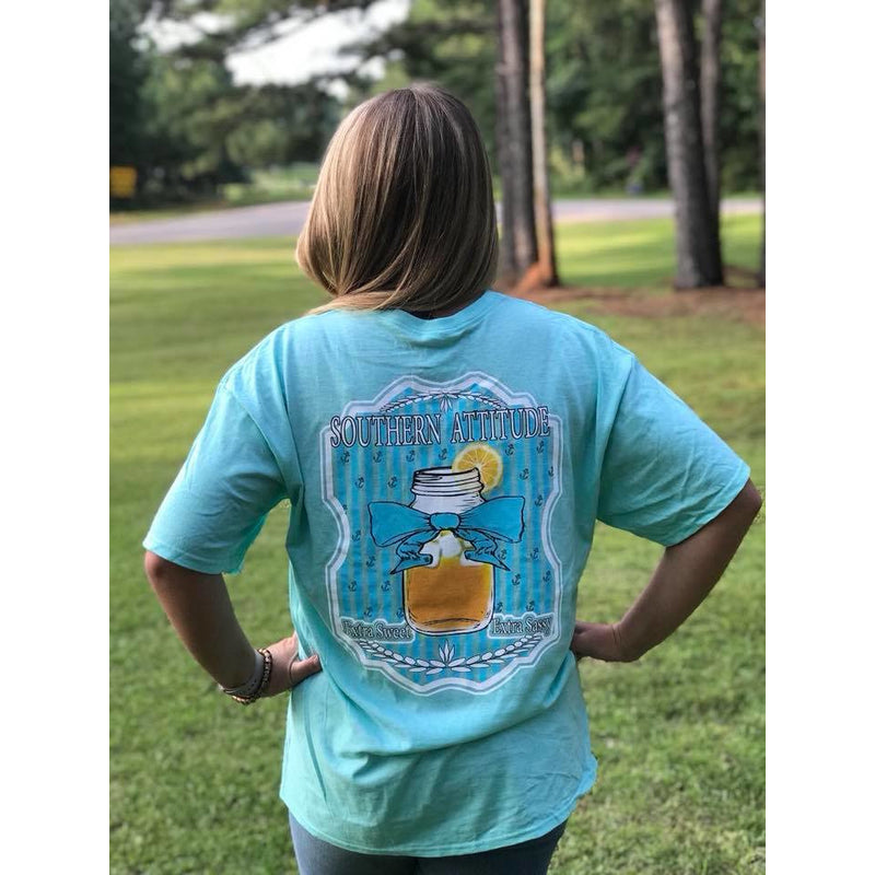 Southern Attitude: Extra Sweet & Extra Sassy Short Sleeve-#