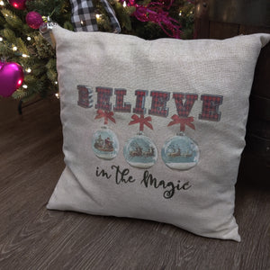 Believe In the Magic Throw Pillow