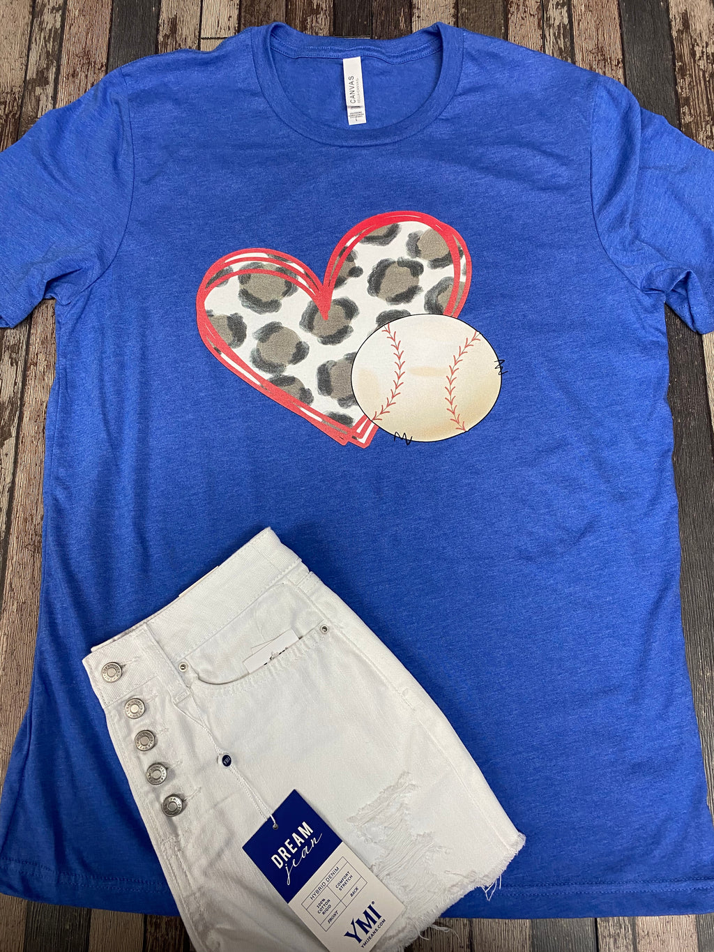 Cheetah,Love, Baseball Tee