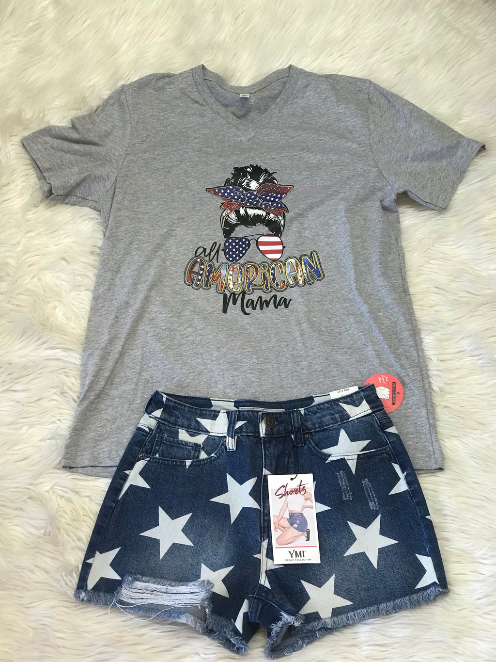 All American Mama Tee