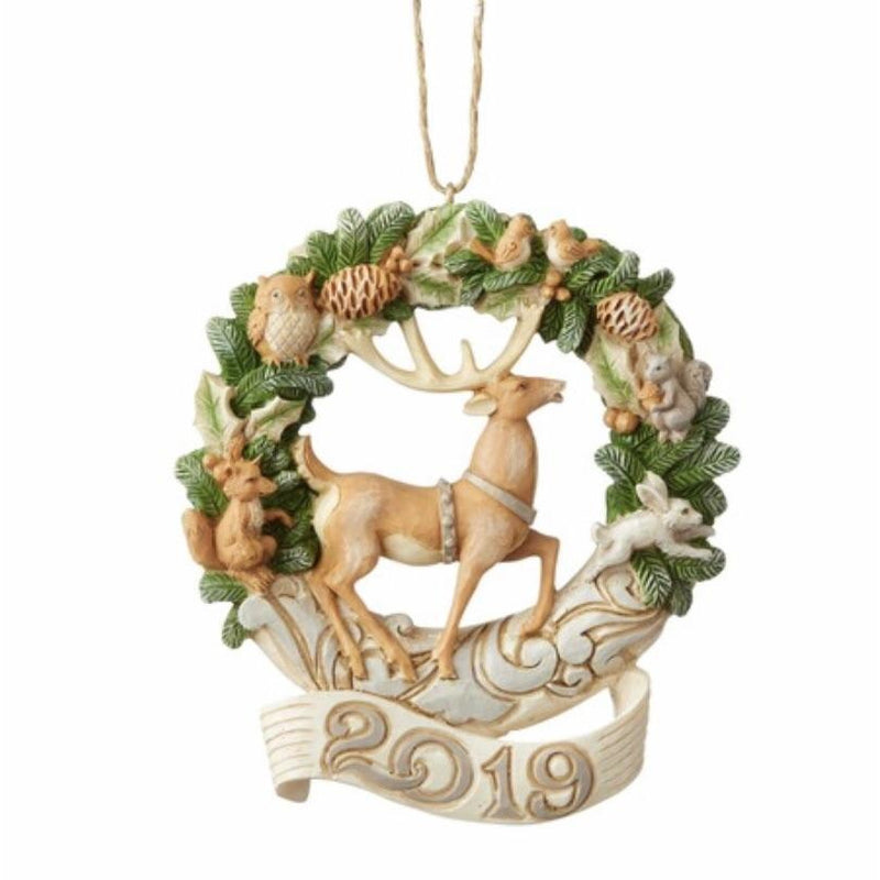 Jim Shore Woodland 2019 Deer Ornament