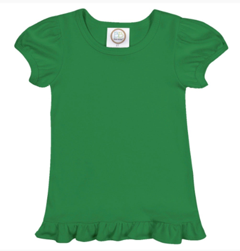Green Short Sleeve Blanks Boutique