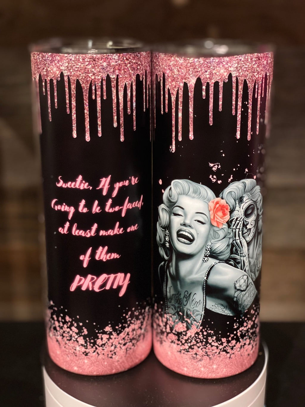 Marilyn Monroe Bluetooth Speaker Tumbler