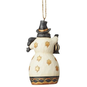 Jim Shore Black & Gold Snowman