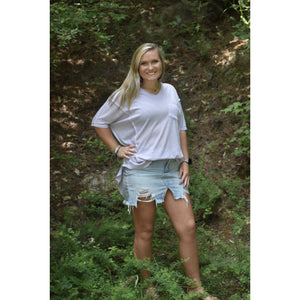 Cello Distressed Mini Skirt