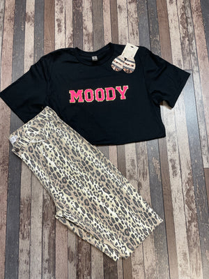 Moody Chenille letter tee