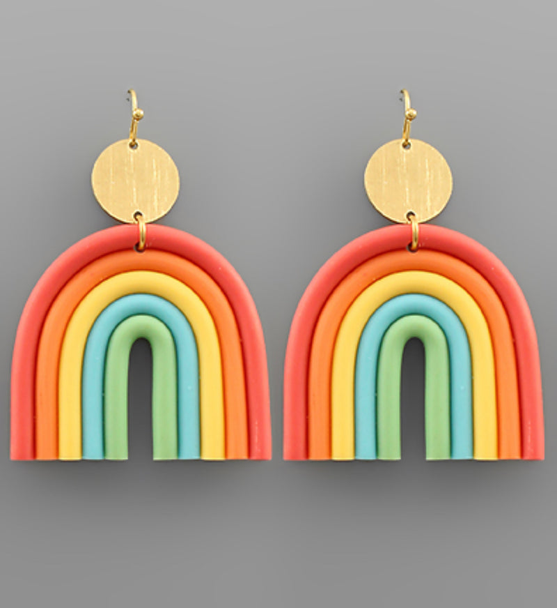 Multi Rainbow Earrings