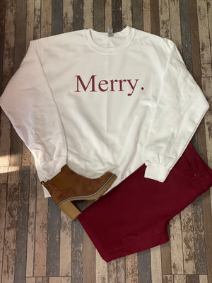 Very "Merry" sweatshirt
