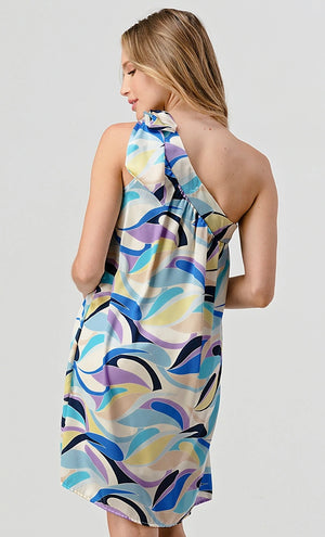 Iris dress mod print
