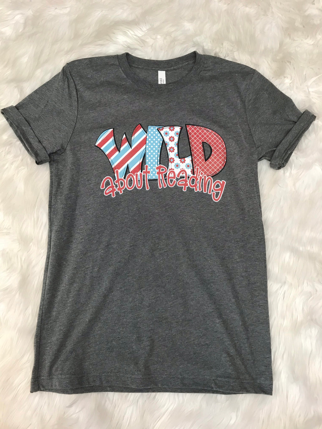 Wild about reading tee