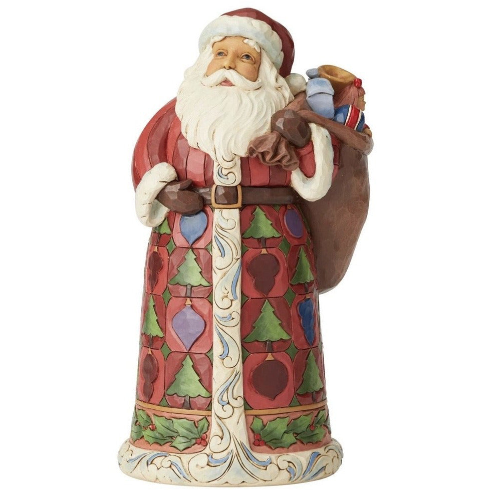 Jim Shore Santa With Toy Bag Ornament