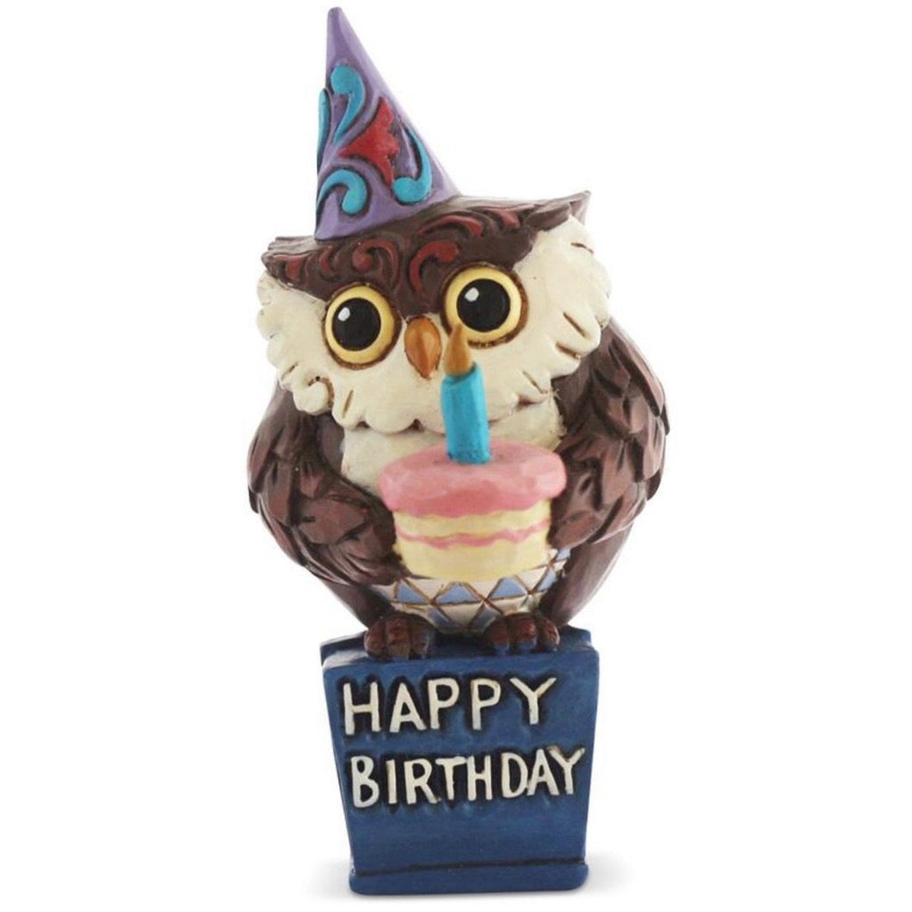 Jim Shore  Happy Birthday Owl