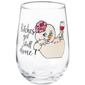 Snowpinions Wine Glass
