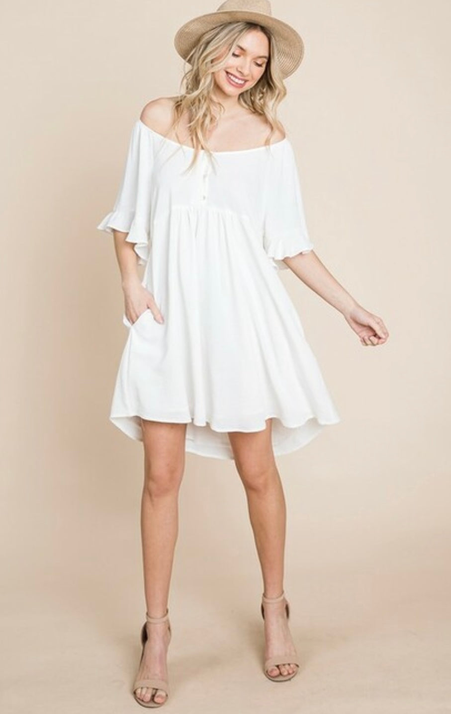 OTS white dress