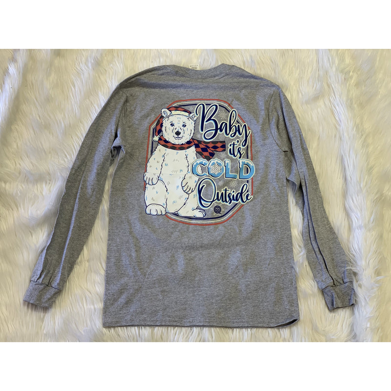 “Baby It’s Cold Outside” Girlie Girl Tee-#