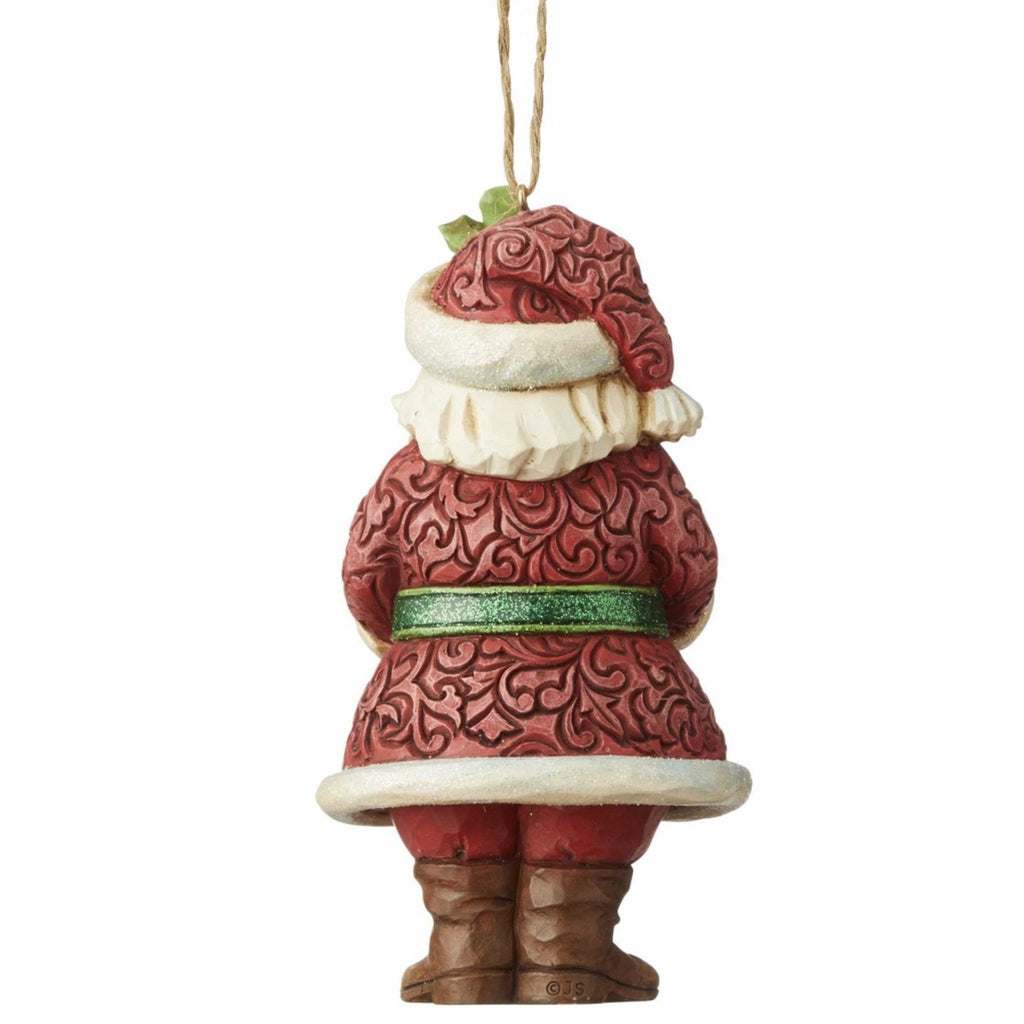 Jim Shore Winter Wonderland Santa Ornament