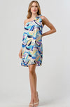 Iris dress mod print