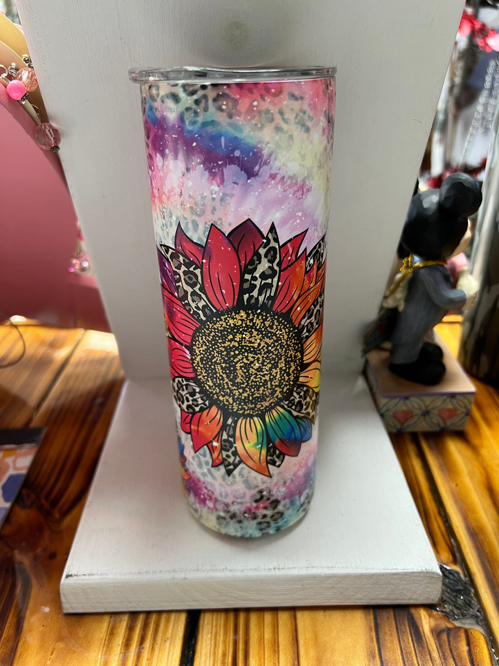 Tie Dye Sunflower Bluetooth Speaker Tumbler