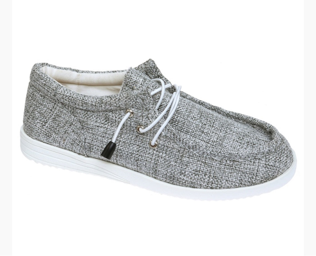 Totally Grey Canvas Sneakers