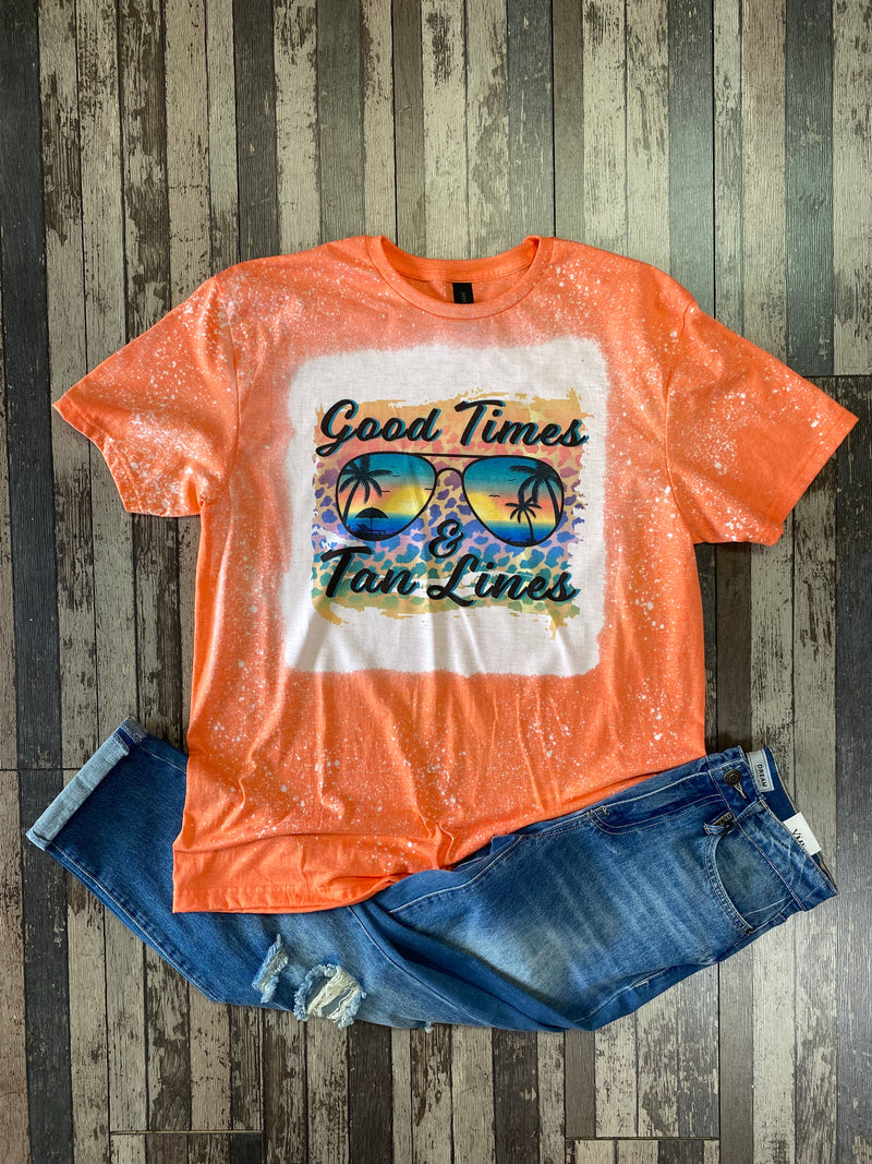 Good Times Bleached Tee