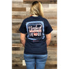 “ Nursing is a Work of Heart “ Navy SS T-Shirt