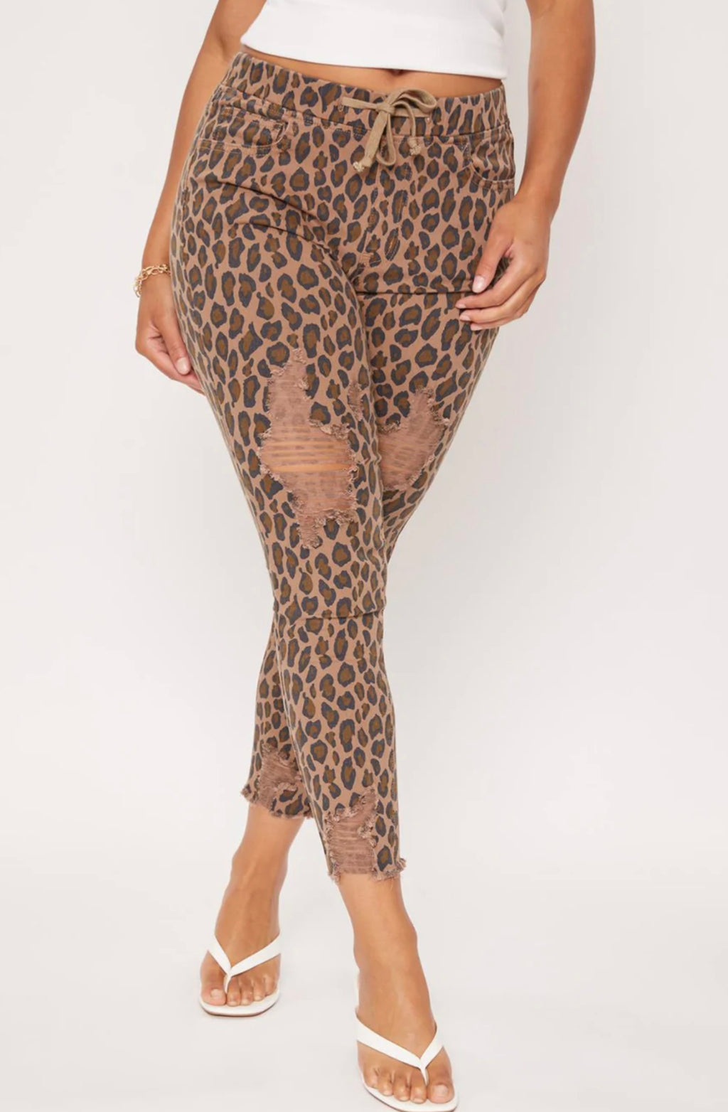 The Chase Leopard Joggers