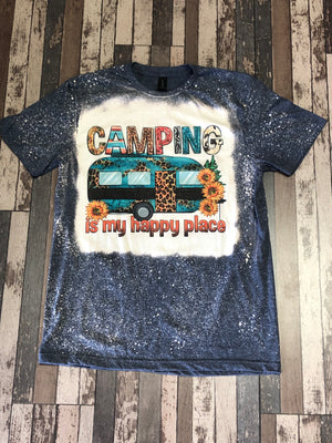 Camping is My Happy Place Tee