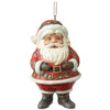 Jim Shore Mini Jolly Santa Ornament