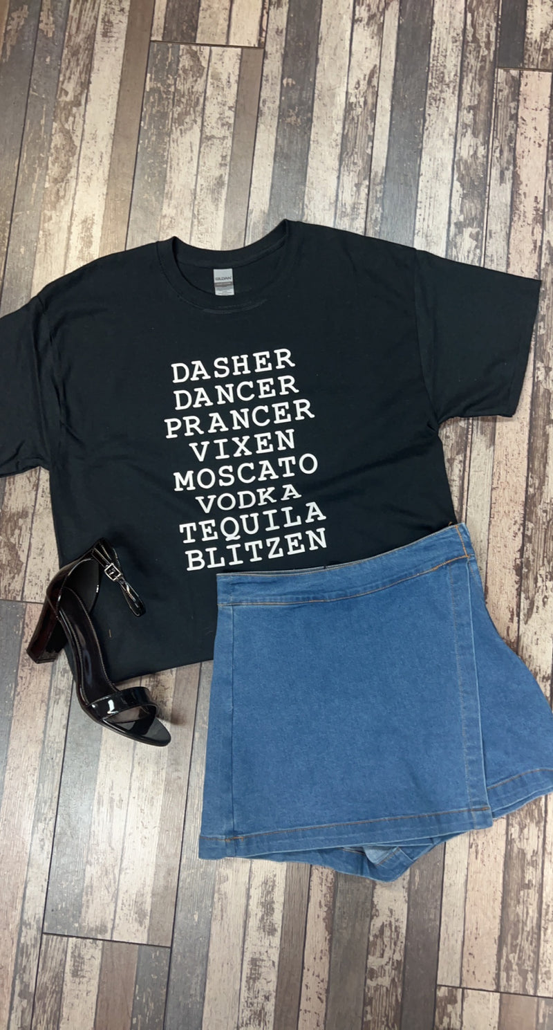 Dasher and Dancer List Tee