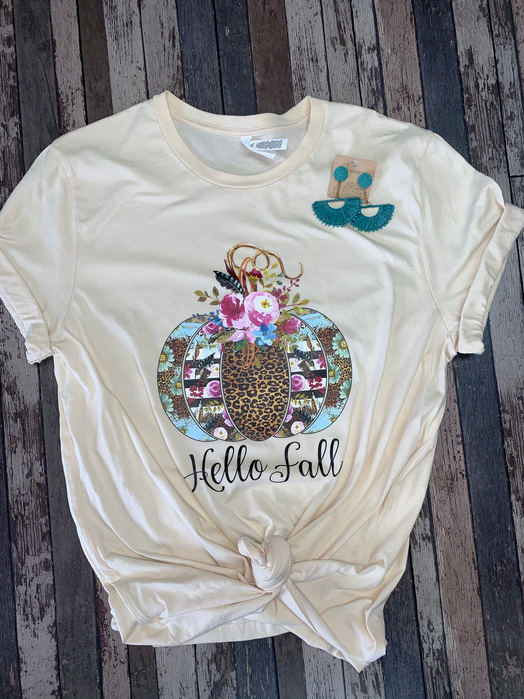 “Hello Fall” Pumpkin Tshirt