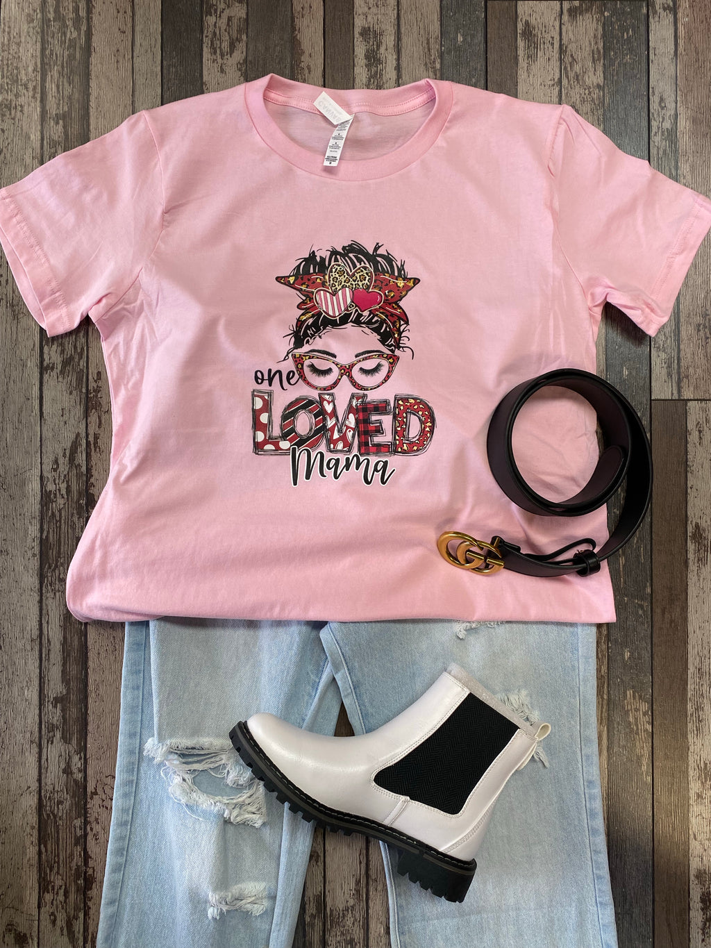 One Loved Mama graphic tee