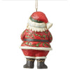 Jim Shore Mini Jolly Santa Ornament